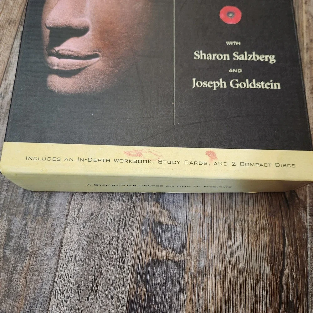 Insight Meditation Course Sharon Salzberg Joseph Goldstein Workbook 2 CDs Cards